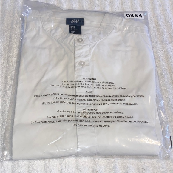 H&M Mandarin Collar Button Up Shirt - Picture 8 of 8